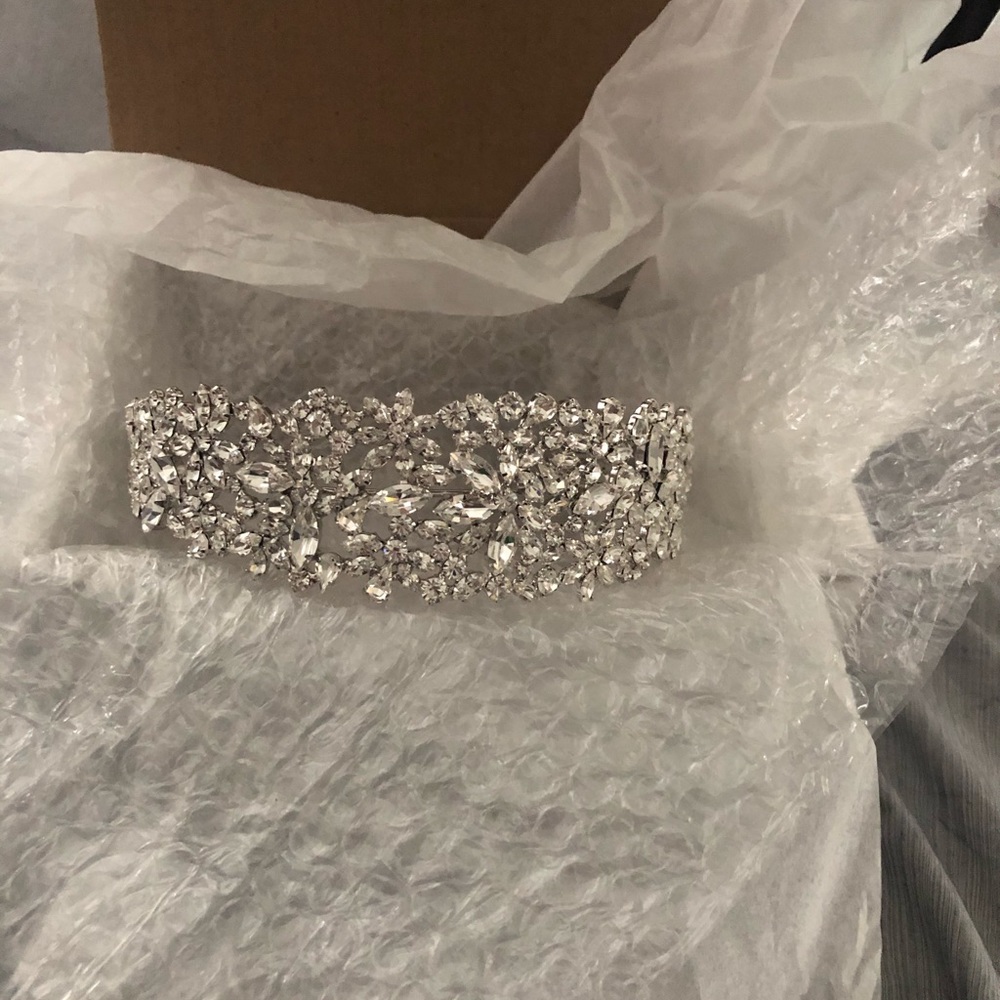 Swarovski crystal bridal headpiece